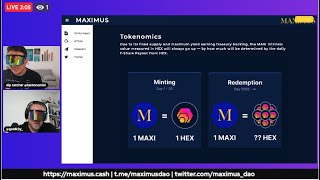 Maximus Launch Updates - discussing MAXI minting math and audit progress