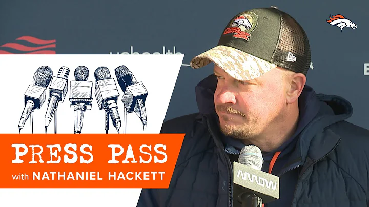 Nathaniel Hackett delivers final injury report, Co...