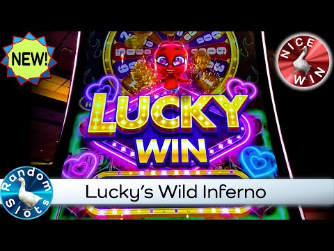 😄 New⭐️Lucky's Wild Inferno Slot Machine Nice Feature Win