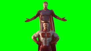 Omni-Man And Homelander Duo - Green Screen