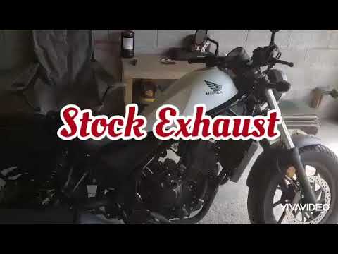 honda rebel vance and hines exhaust