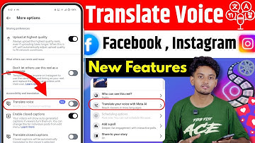 Instagram Translate Voice | Facebook Voice Translate with Meta Ai | Insta Voice Translate Kya Hai