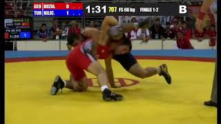 2013 Dünya Gençler Şampiyonası Selahattin Kılıçsallayan 66 kg #güreş #wrestling Resimi