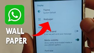 How to change whatsapp home screen wallpaper | Change whatsapp chat backgroundset whatsapp wallpaper screenshot 5