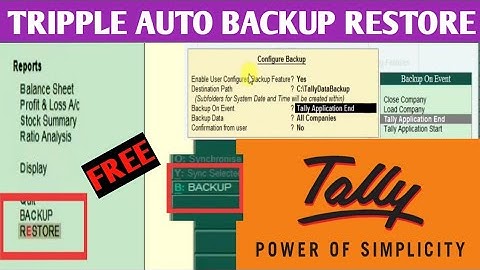 Tally tdl | Tripple Updated Auto Backup Restore | Gyan amrit | Free tdl