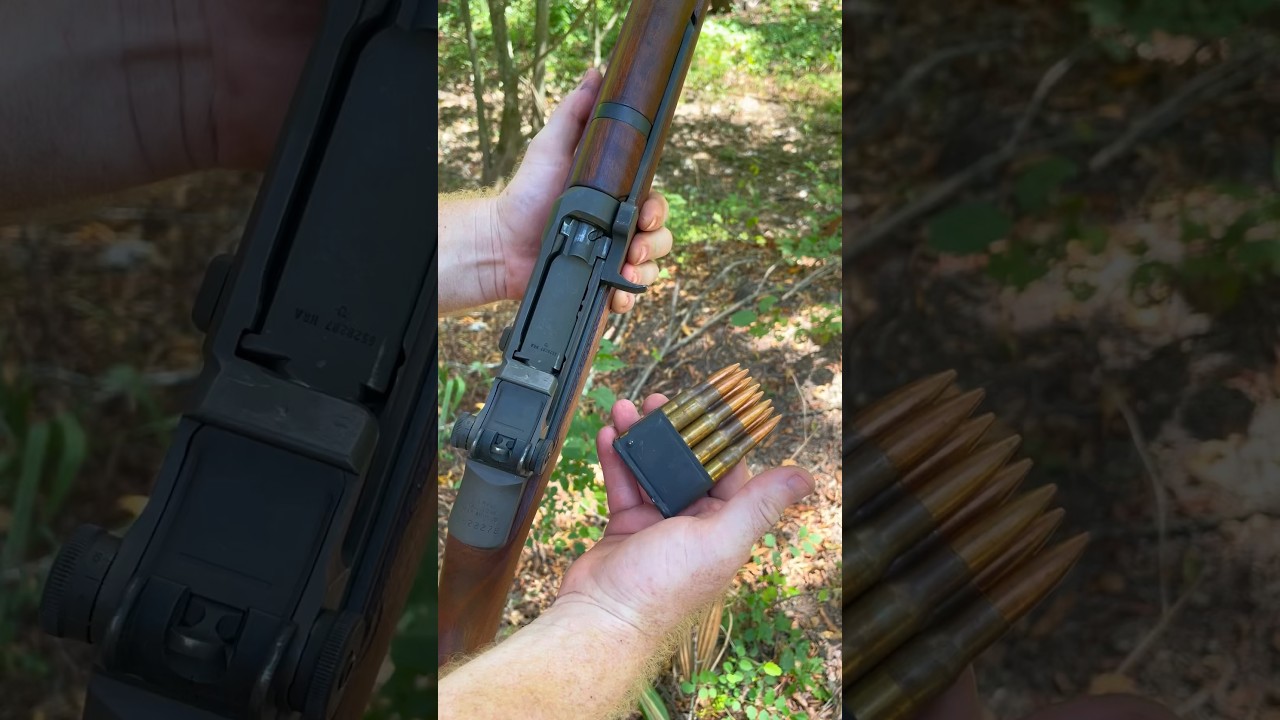 M1 Garand Rapid Fire Through TREE 