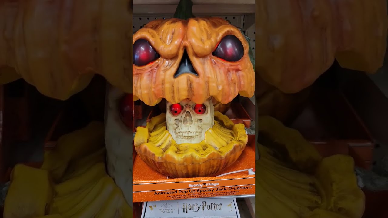 Animated Pop Up Spooky Jack-O-Lantern #shorts #cvs #halloweendecor