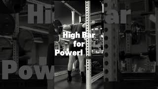 Why Powerlifters NEED High Bar Squats 🧠➕🏋️♂️