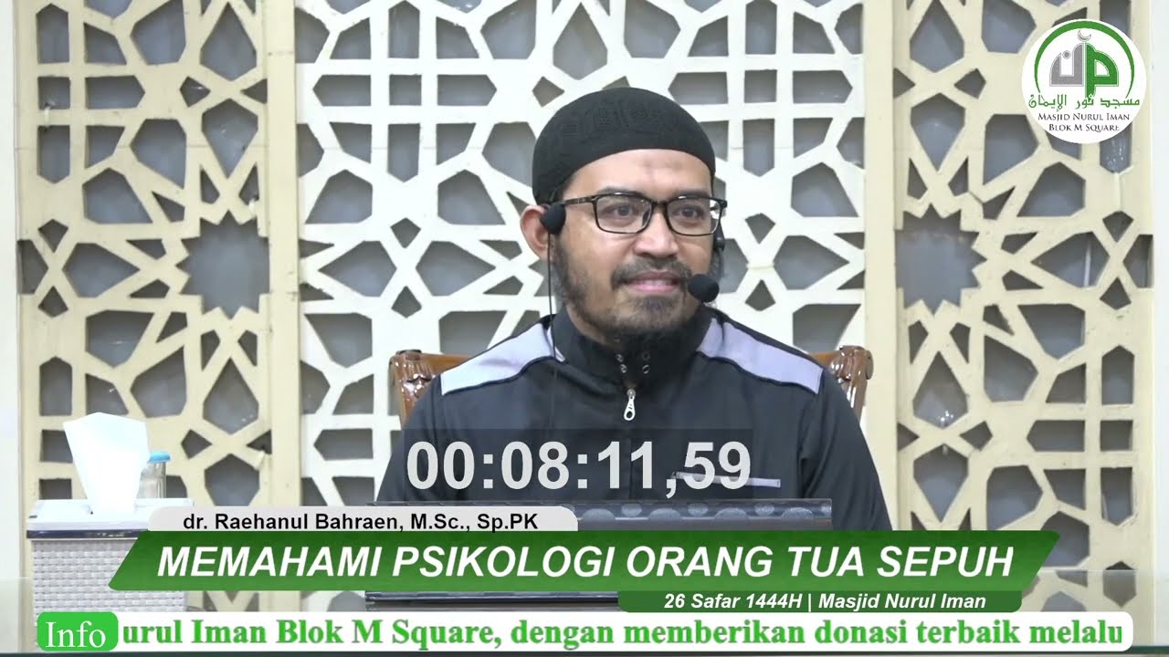 Memahami Psikologi Orang Tua Sepuh - dr. Raehanul Bahraen, M.Sc., Sp.PK