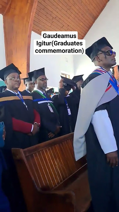 ISIKHUMBUZO - Gaudeamus Igitur