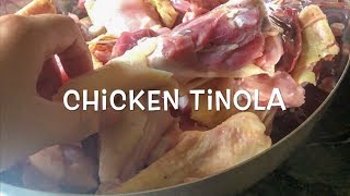 CHICKEN TINOLA WITH SAYOTE & AMPALAYA LEAVES