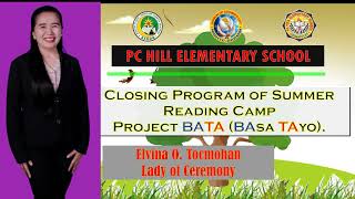 PCHES - VIRTUAL CLOSING PROGRAM OF SUMMER READING CAMP