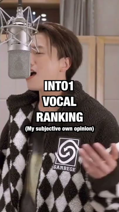 INTO1 VOCAL RANKING #shorts | Get to know INTO1 in one minute