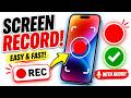 How to Screen Record on Any iPhone | Tutorial