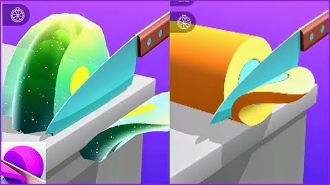 Satisfying ASMR SLICING Gameplaywalkthrough All Levels Android iOS