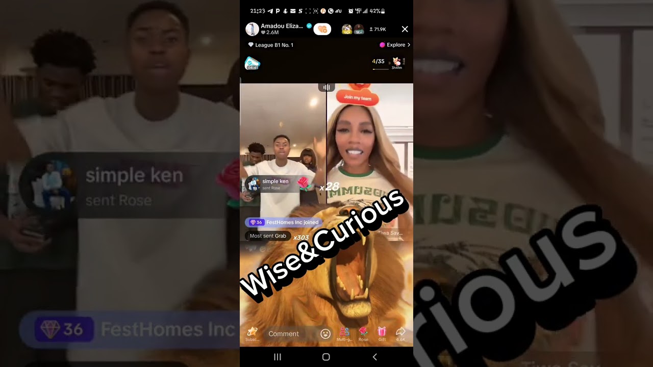 Tiwa savage on live stream with Peller, Jarvis and Joblaq... watch till end