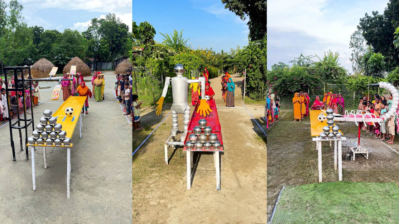 Увлекательная игра по разрушению пирамиды Гхати в прямом эфире