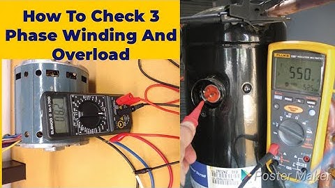 3 phase winding how to check and overload my technical youtube channel