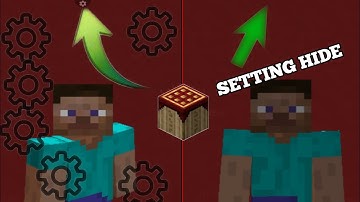 How To Hide Settings Button In Pojav Launcher Hide Menu Button