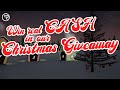 Christmas Giveaway! Win real CASH live!