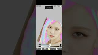 I dyed Rosé's hair with pastel colors in the ibis paint X app || Jisoo? screenshot 2