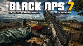 CALL OF DUTY BLACK OPS 7 : MODERN WARFARE 2007 BUILD SHOWCASE 4K