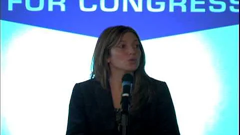 Jennifer Lentz speaks at Bryan's campaign announce...