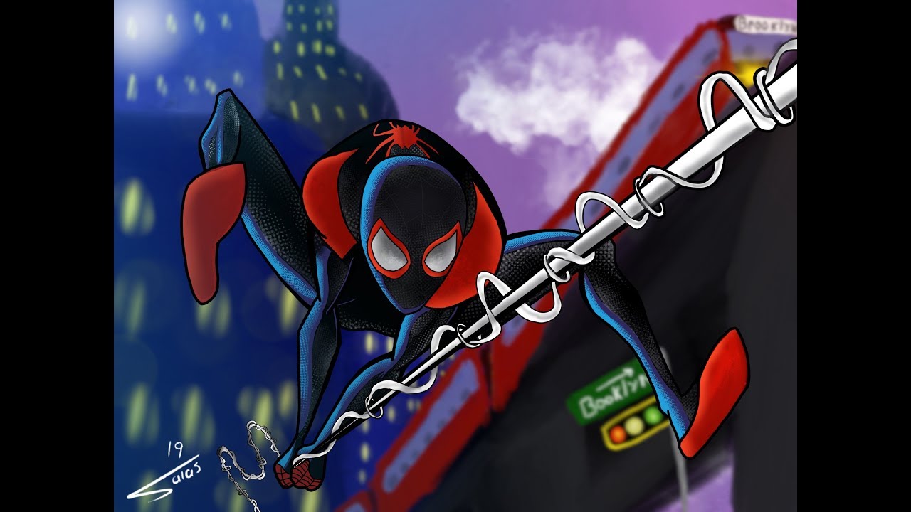 Como dibujar a Miles Morales Paso a paso (HOW TO DRAW MILES MORALES STEP BY STEP) - YouTube