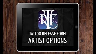 Tattoo Release Form Artist Options screenshot 4