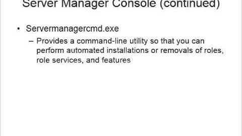 Managing and Monitoring a Windows Server 2008 Network - Part 1
