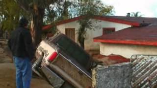 Mudslide clean-up in Highland
