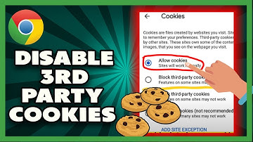 How to disable 3rd party cookies on Google Chrome on Android