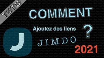 COMMENT AJOUTER DES LIENS SUR SON SITE JIMDO ? (TUTO)