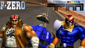 Blue Falcon vs. Fire Stingray (TrackMania United)