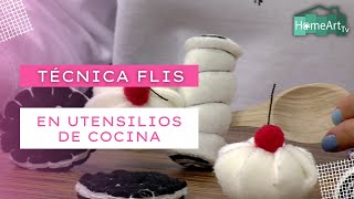 Técnica flis para decorar utensilios de cocina - HomeArtTv producido por Juan Gonzalo Angel Restrepo