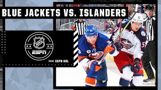 Columbus Blue Jackets at New York Islanders | Full Game Highlights