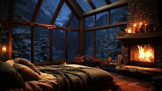 Thunder, Rain & Fire Sounds 🌧️⚡🔥 Sleep Instantly  Deep Relaxing Ambience for Stress Relief 😌