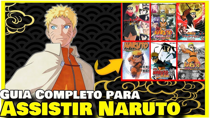 GUIA DEFINITIVO: COMO ASSISTIR NARUTO COMPLETO - FILMES, NOVELS E