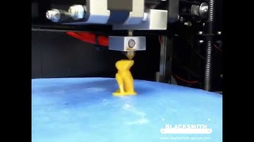 Blacksmith Genesis 3D Printing Small Item Time Lapse