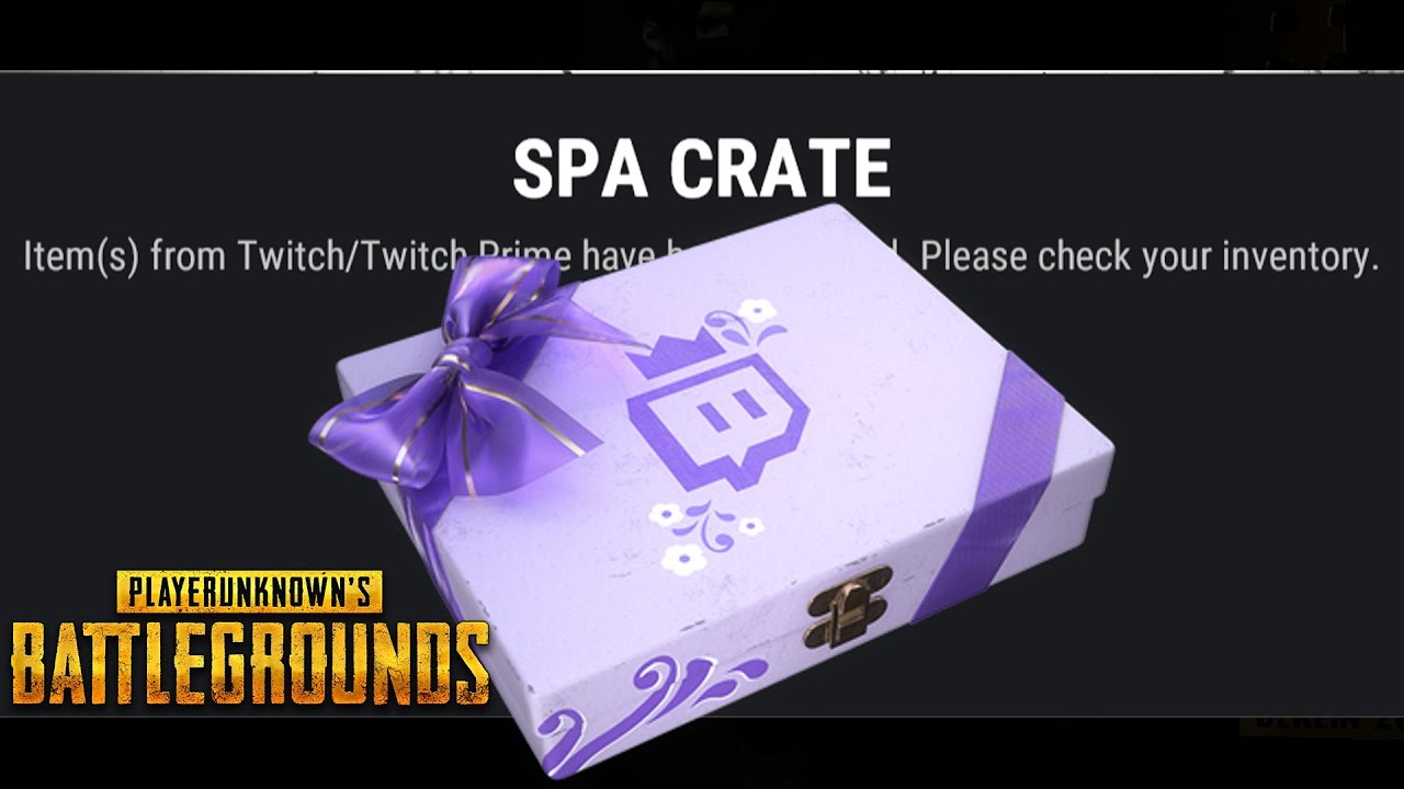 Another free Twitch Prime crate - Spa Day Crate : r/PUBATTLEGROUNDS