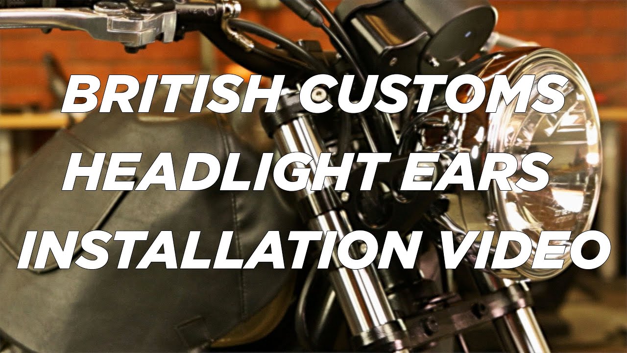 British Customs Headlight Ears Installation Video YouTube