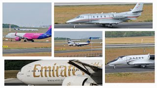 This afternoon - Boeing 737, 787, Airbus A321, Cessna 560XL, Pilatus PC-12, Beechcraft 400XP 4K30