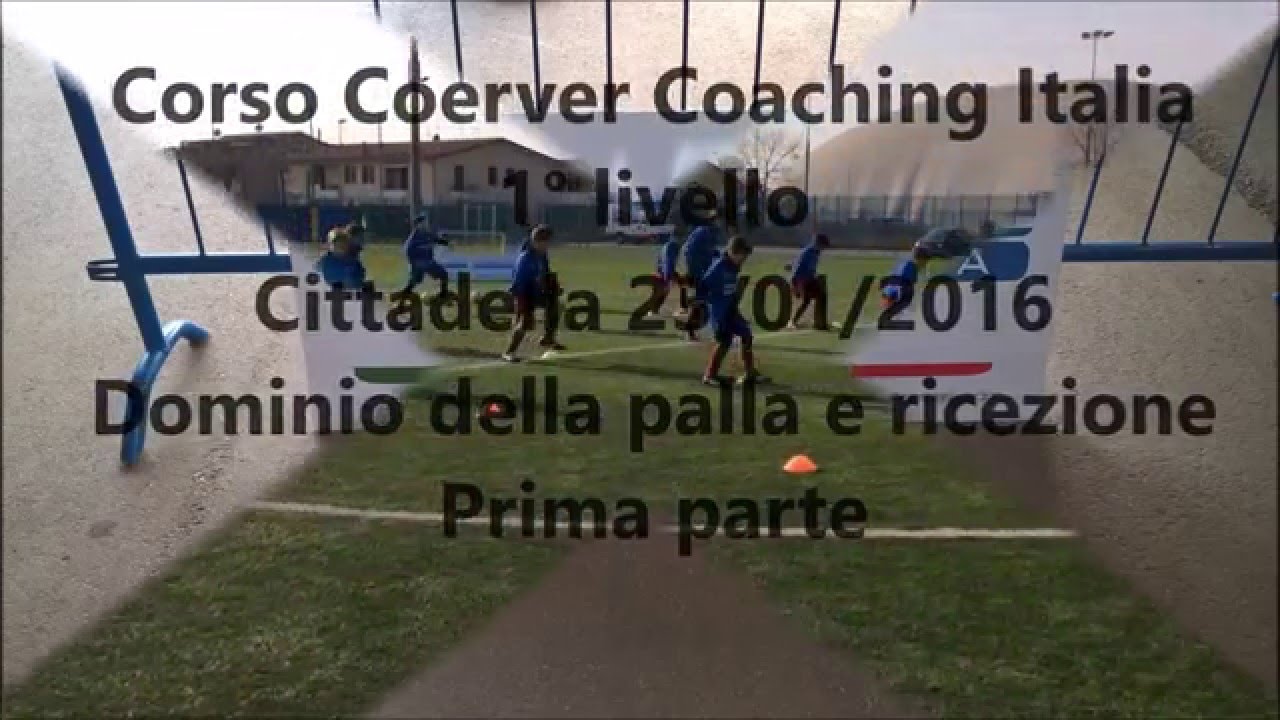 Coerver Coaching Italia 1 Livello Dominio Della Palla Ricezione E Trasmissione Allenatore Di Calcio