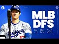 Mlb dfs picks  strategy for draftkings  fanduel 51524