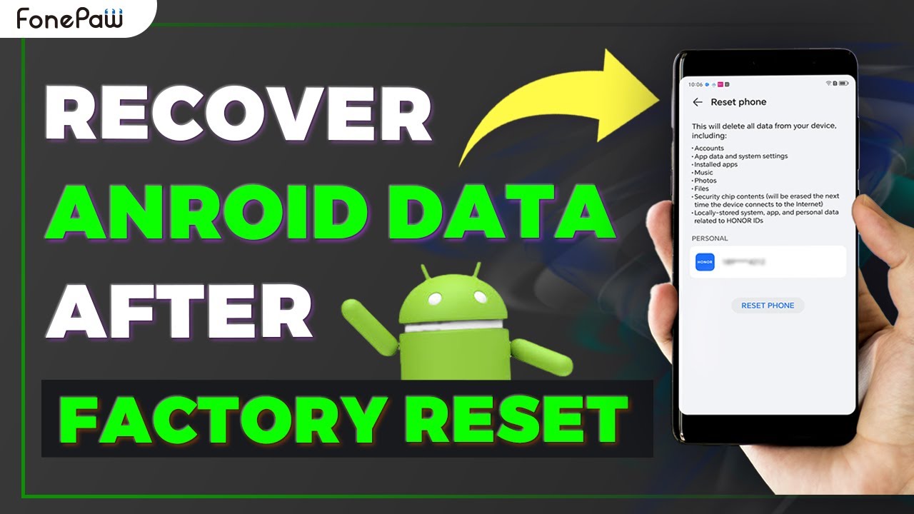 Is all data gone after factory reset?