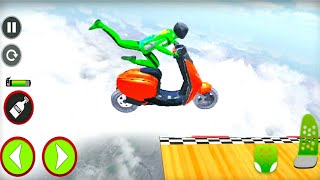 Scooter Bike Top Stunt 3D Racing Game - Scooter Flying Stunt | Bike Games | Scooter Game screenshot 4