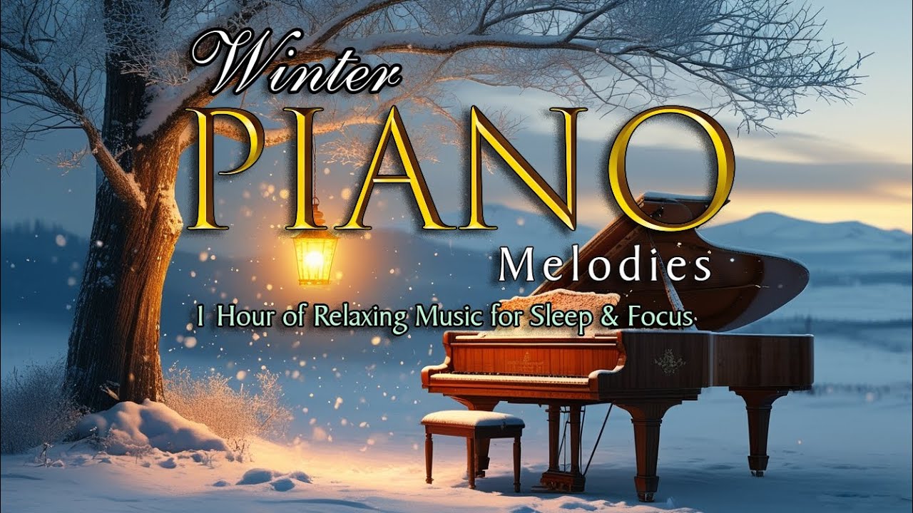 Winter Piano Melodies - 1 Hour of Relaxing Music for Sleep & Focus ...