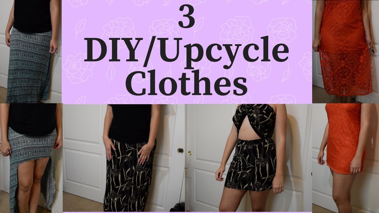 DIY/Upcycle Clothes - YouTube
