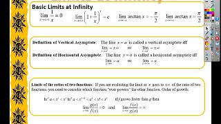 BC Calculus 1-6 Limits at Infinity