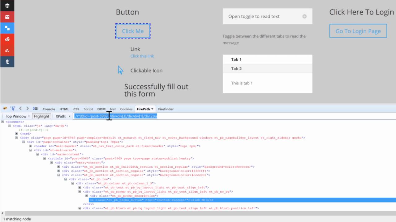 solved】How to write xpath for button class in selenium webdriver